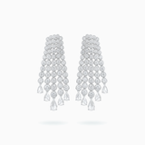 18K White Gold Diamond Earrings