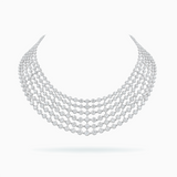 18K White Gold Diamond Necklace